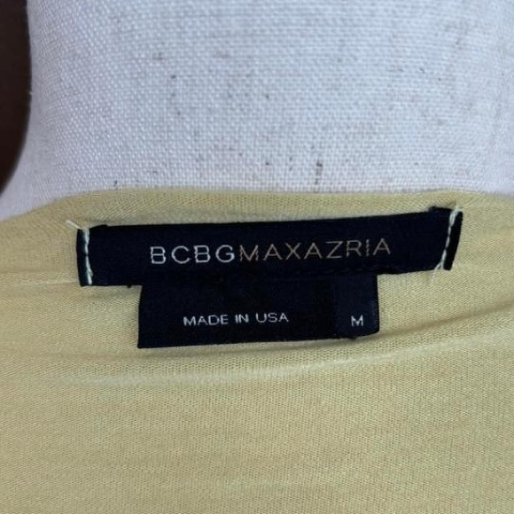 BCBGMAXAZRIA Silk Wrap Cardigan Top - Picture 4 of 4
